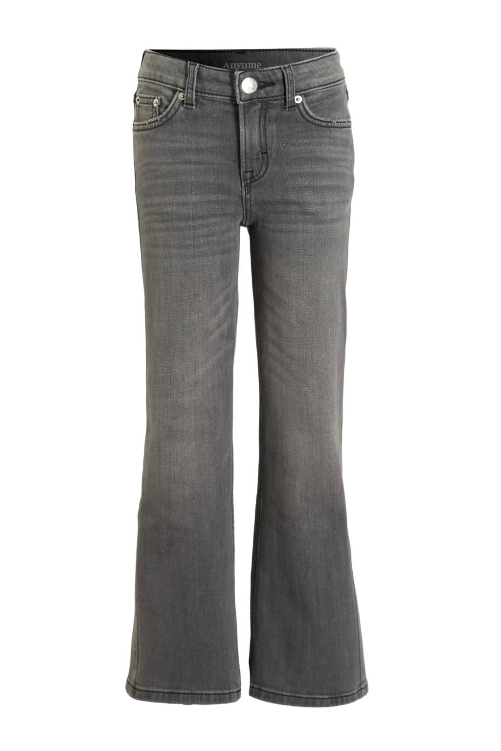 anytime wide leg jeans grijs