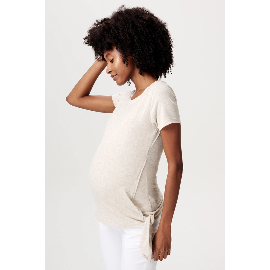 Esprit Still t-shirt Oatmeal melange