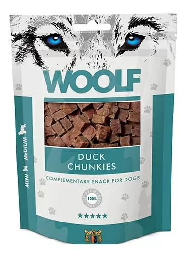Woolf Duck Chunkies - 100 g.
