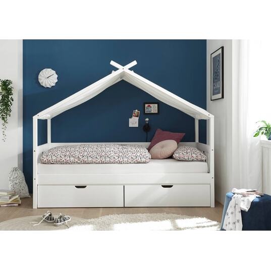 CONCEPT1 Lit enfant Juletta 90x200cm blanc