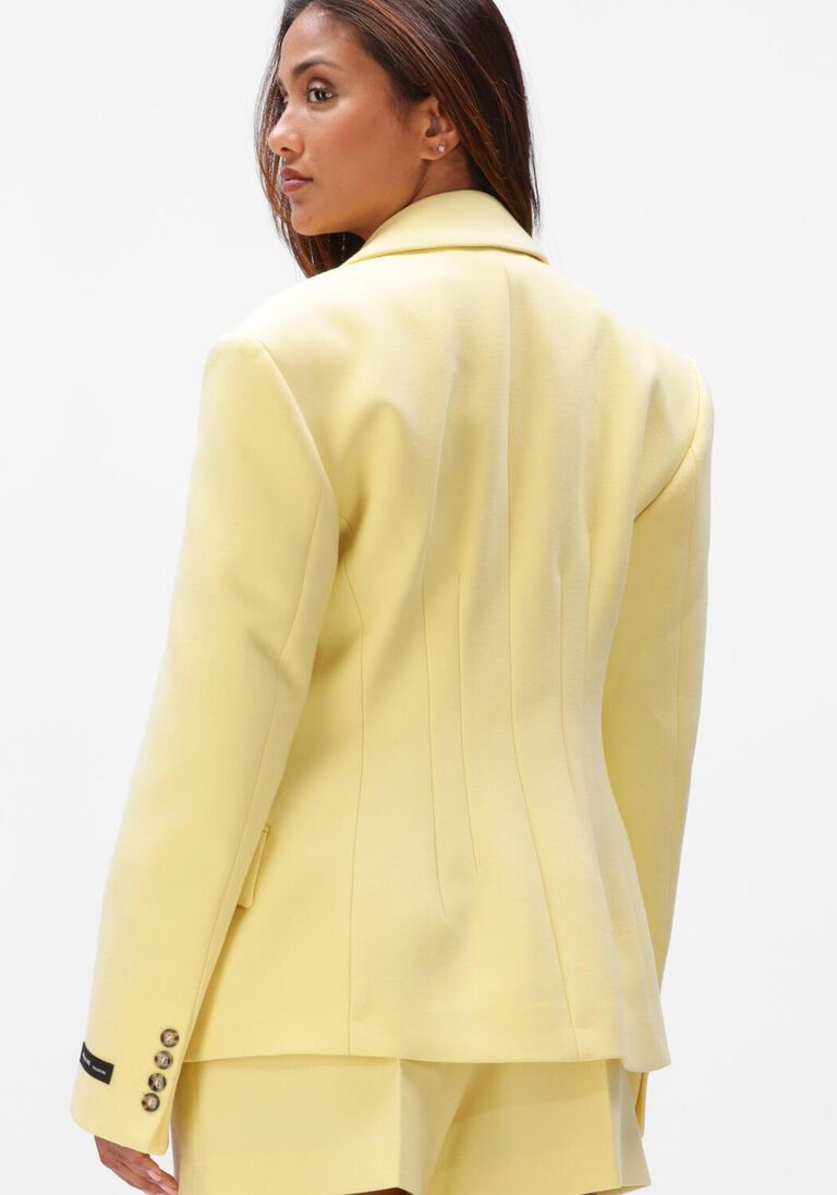 butter yellow herskind blazer shelia