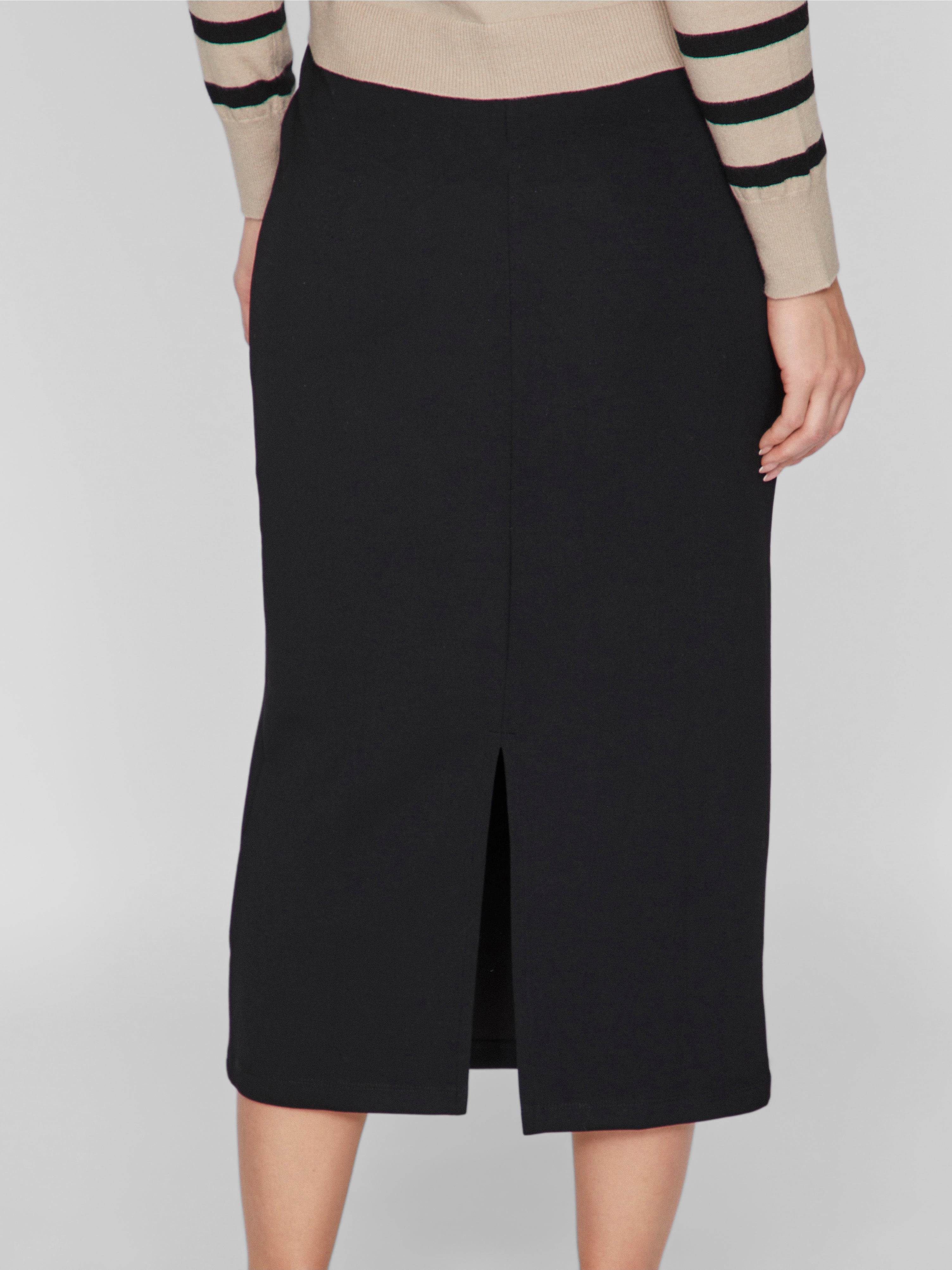 Vila  Vireflecti HW midi nederdel - Black Beauty