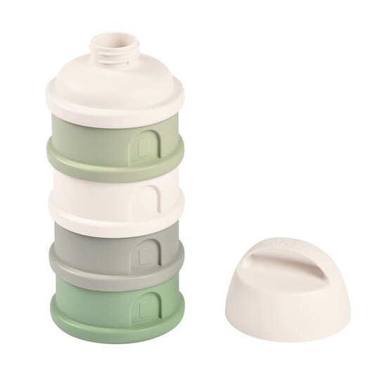 Boîte Doseuse 4 compartiments   Cotton/Sage Green        de               Béaba
