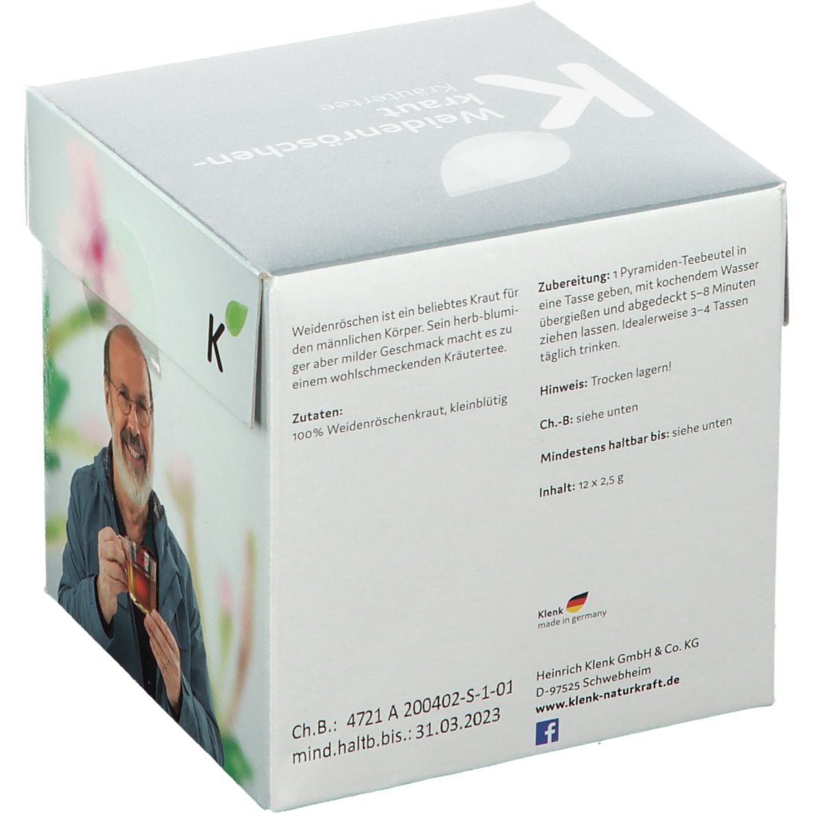 Klenk Weidenröschentee kleinblütig