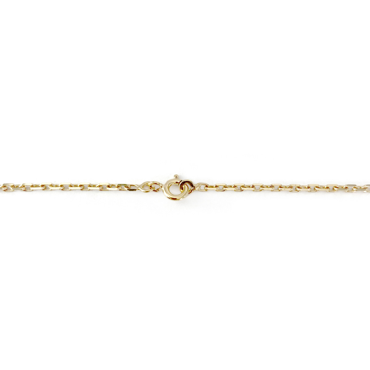 Chaine d'occasion or 375 jaune maille forçat 45.5 cm