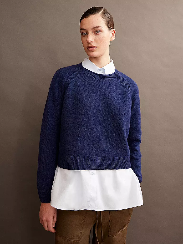 ARMEDANGELS Pullover DILIRIAA REGLANA blau