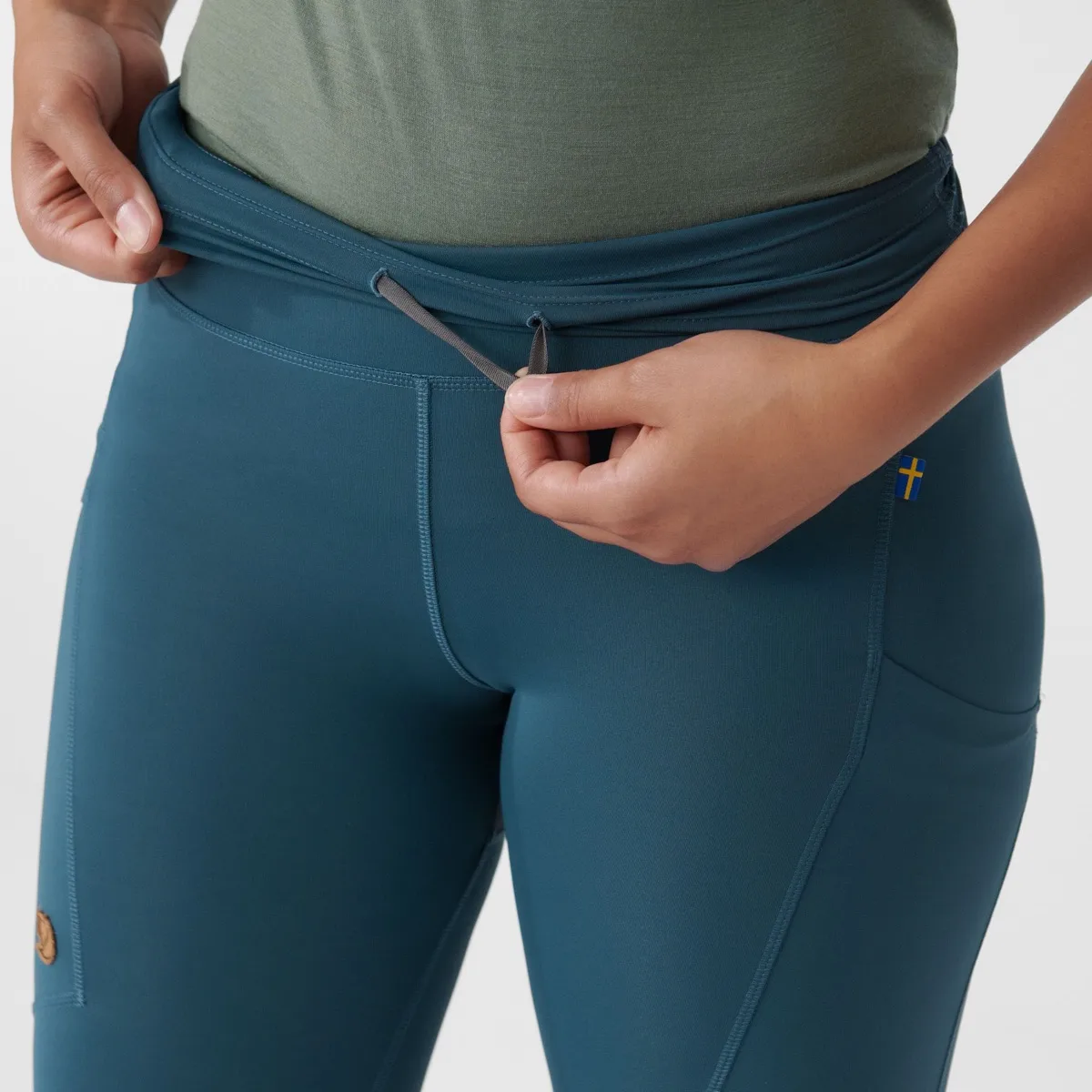 Fjällräven Women's Abisko Trekking Tights Pro Deep Forest/Iron Grey