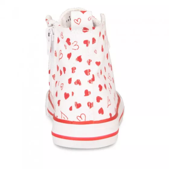 Baskets BLANC LOVELY SKULL