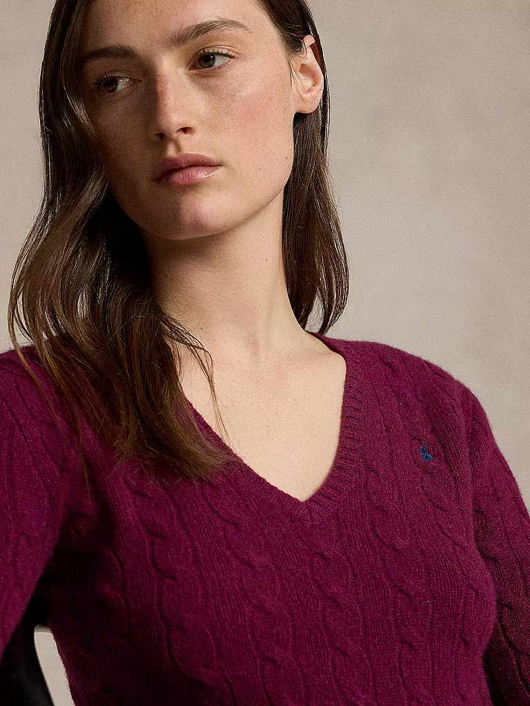 POLO RALPH LAUREN Pullover Slim Fit KIMBERLY lila