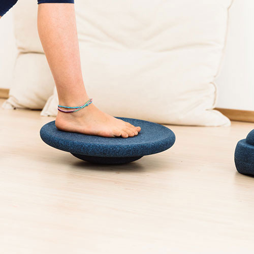 Stapelstein balance board schemerblauw
