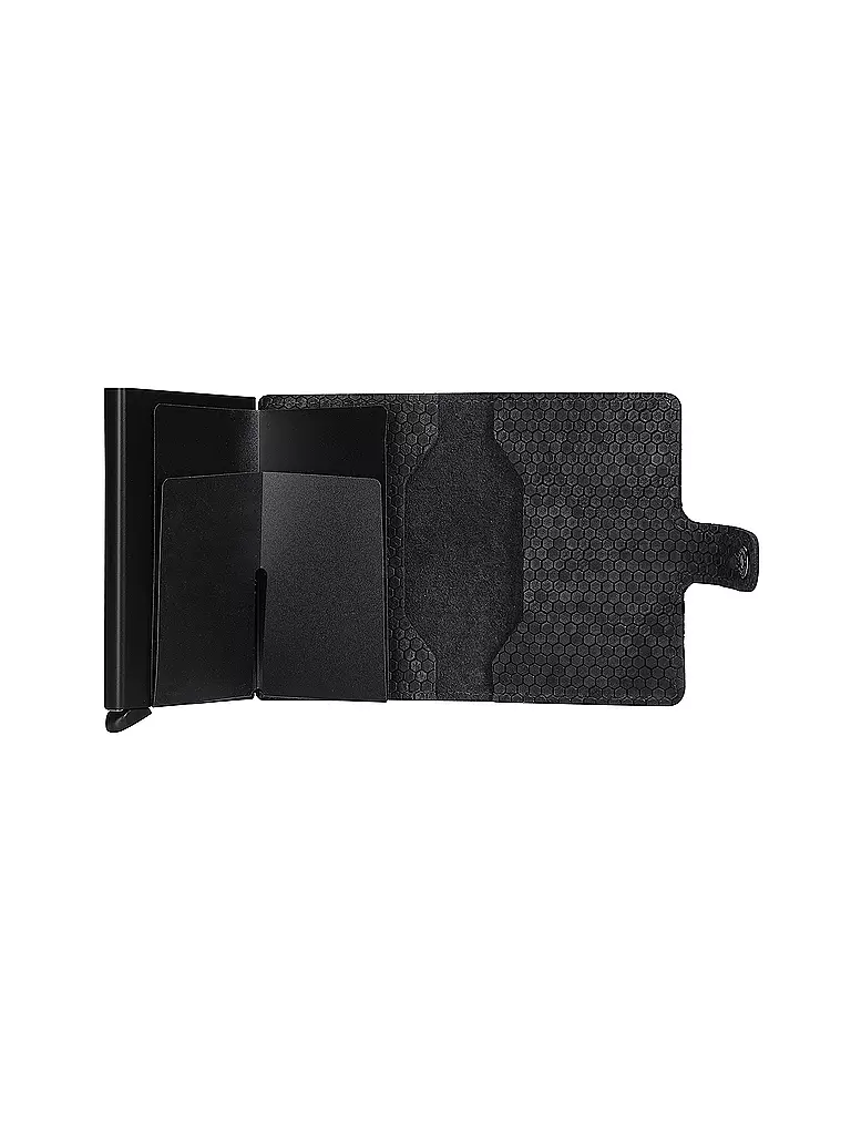 SECRID Miniwallet HEXAGON Black schwarz