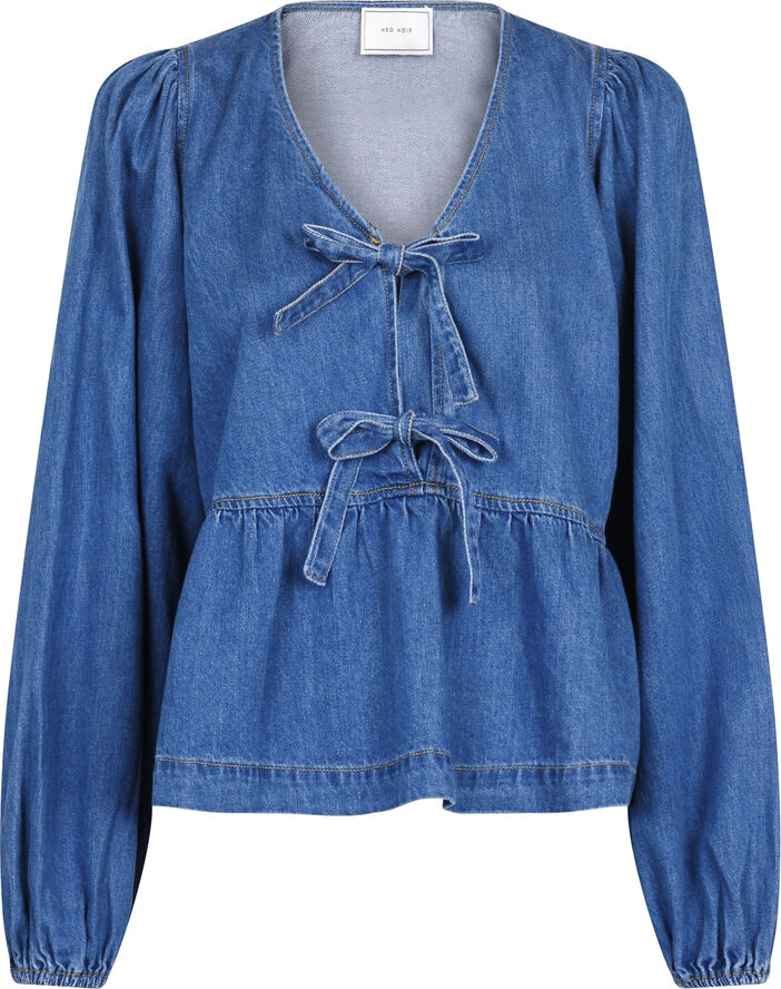 Neo Noir Esmée D Blouse Vintage blue