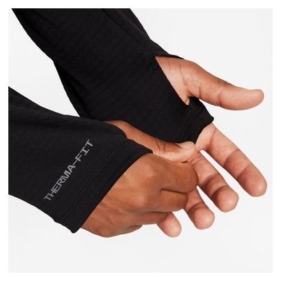 Haut Thermique 1/2 Zip Nike Therma-Fit Storm Element Noir