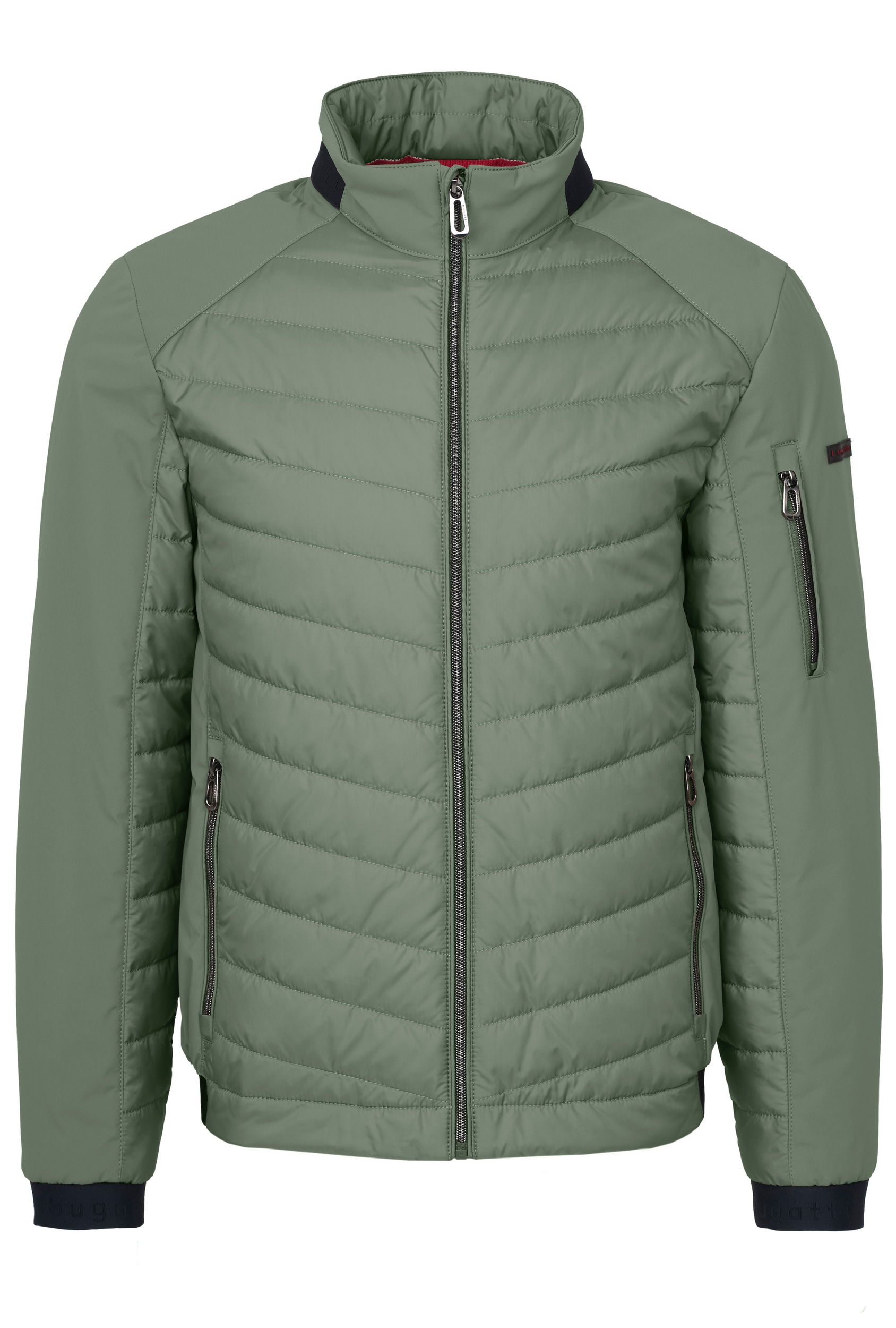 bugatti Blouson ohne Kapuze im Materialmix