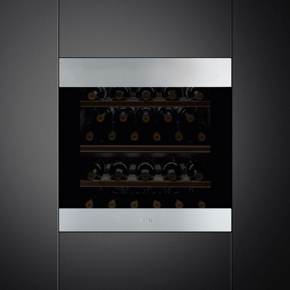 CVI329X3 Integrert vinskap Classic 60 cm, rustfritt stål