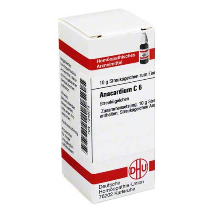 DHU Anacardium C 6 Globuli, 10 g