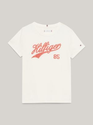 Camiseta Slim Varsity Glitter Script Logo
