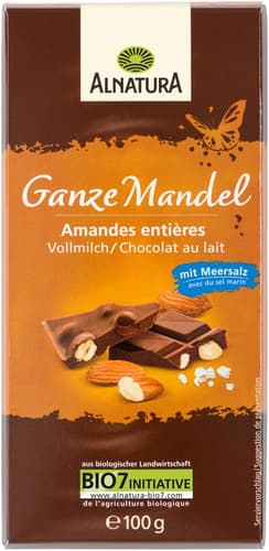 Alnatura BIO Ganze Mandel Schokolade