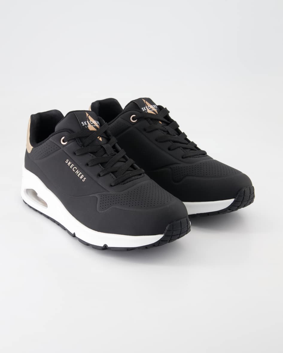 Skechers Uno-Golden Air Sneaker in Schwarz