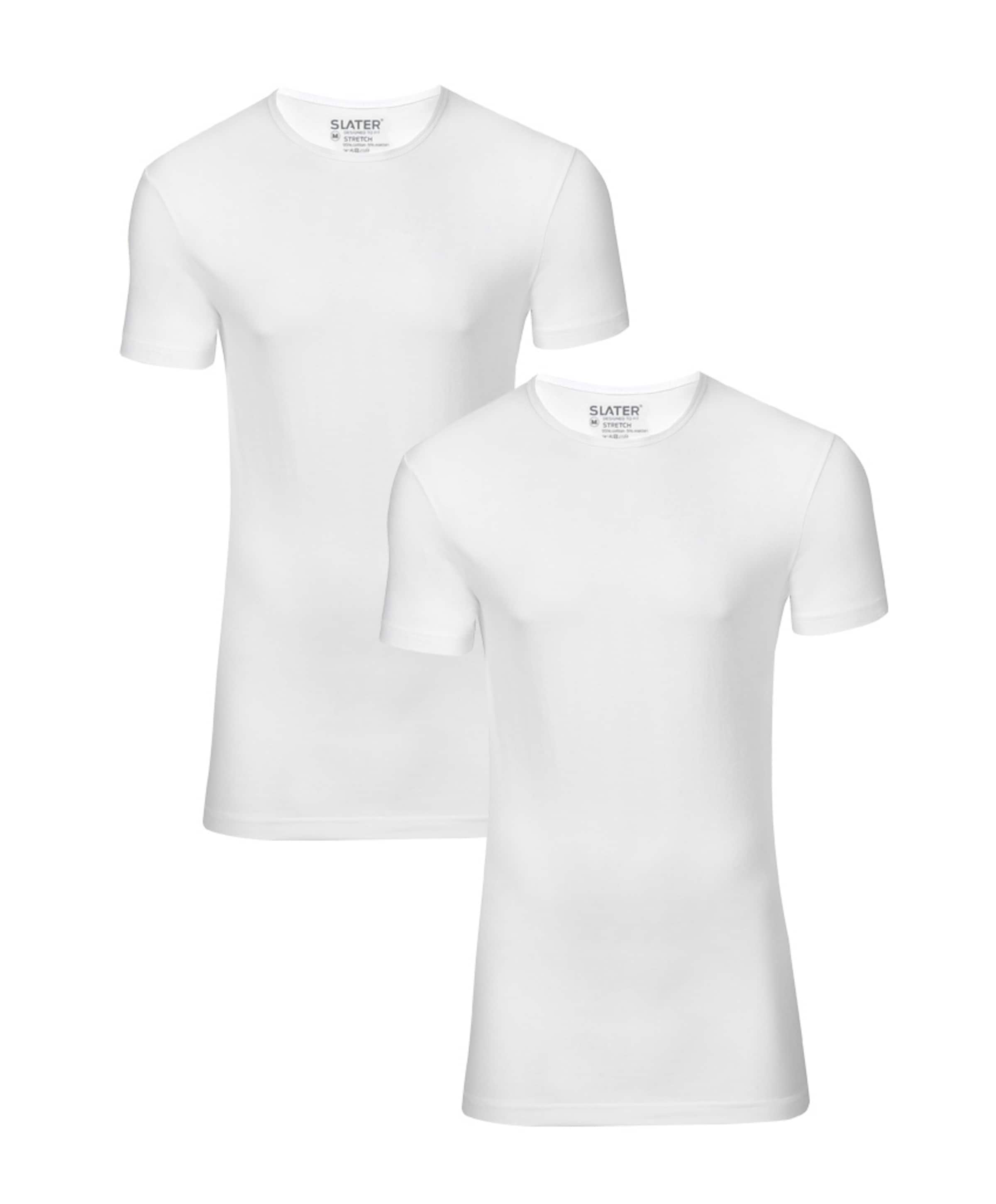 Slater Heren T-shirt wit