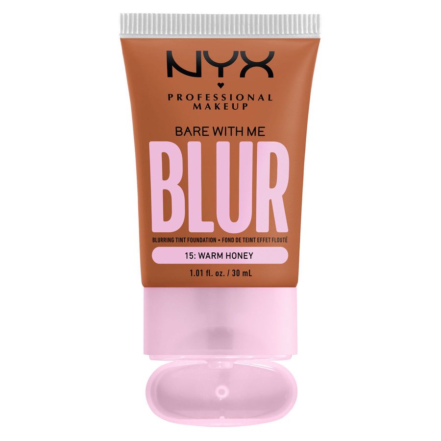 NYX Professional Makeup Bare With Me Blur Tint Foundation 15 Warm Honey 30ml