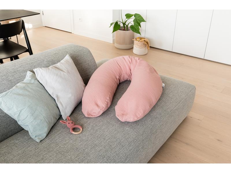 Doomoo Stillkissen Comfy Big Pink Grosses Multifunktionskissen mit abnehmbarem Bezug