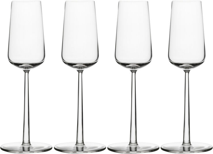 Iittala ESSENCE 4 STK CHAMPAGNE 21CL 4 STK Transparent