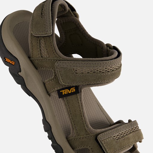Teva Hudson Sandalen groen Suede