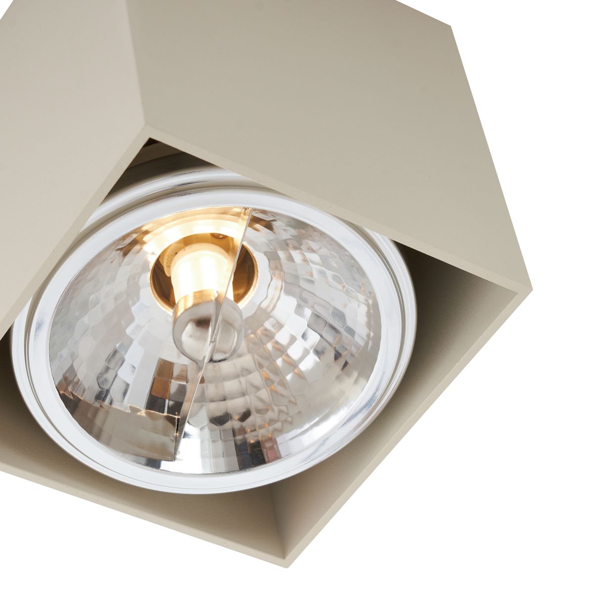 Moderne opbouwspot beige G9 draai- en kantelbaar - Box