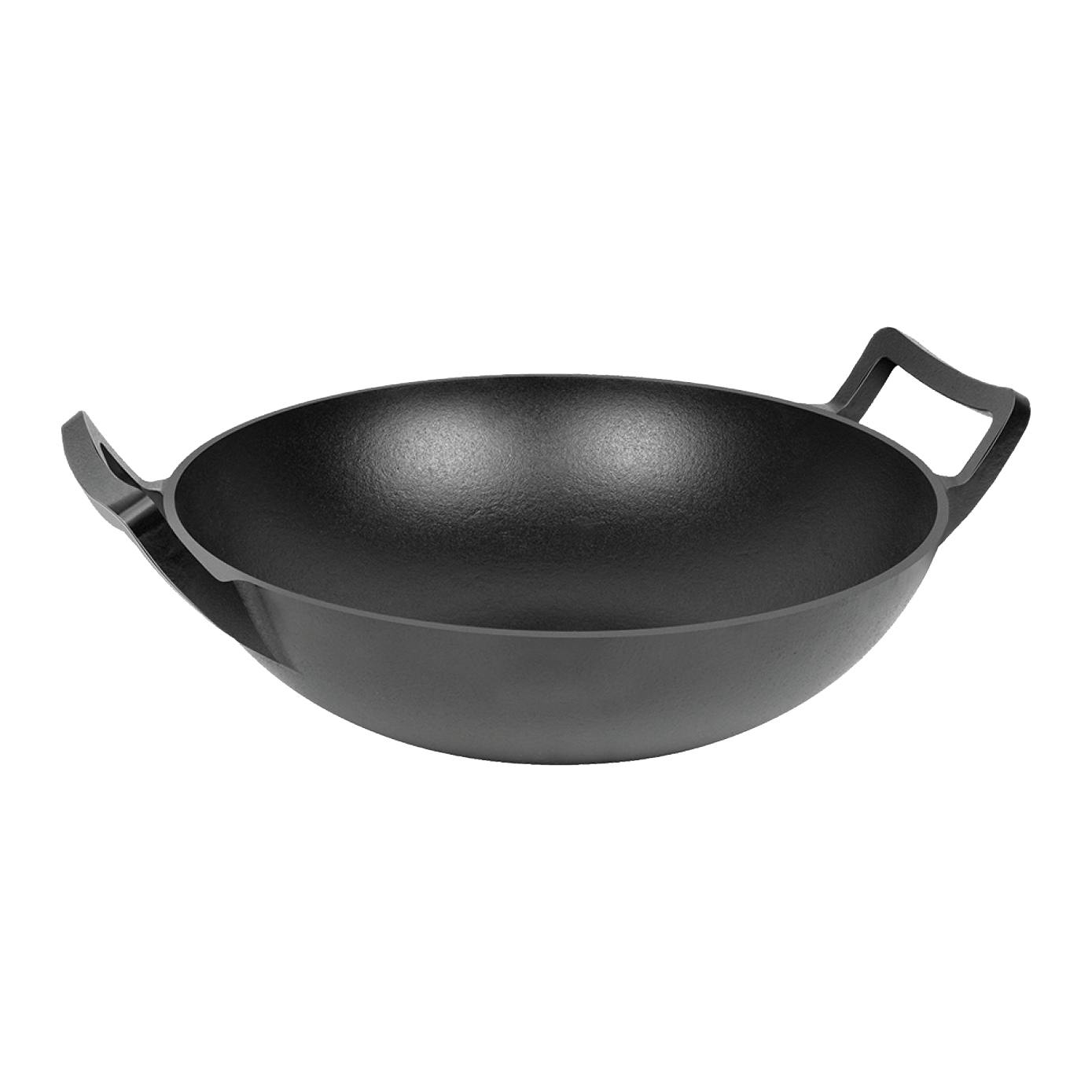 Gusseisen-Wok
