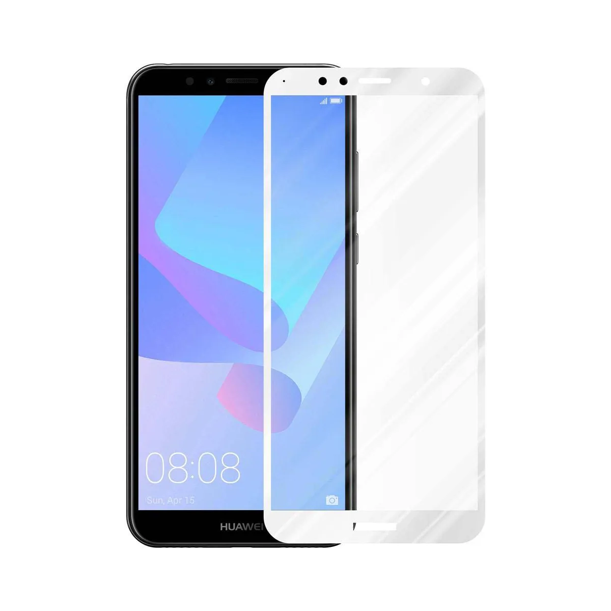Huawei Y6 PRIME Skjermbeskytter Skärmskydd (hvit)