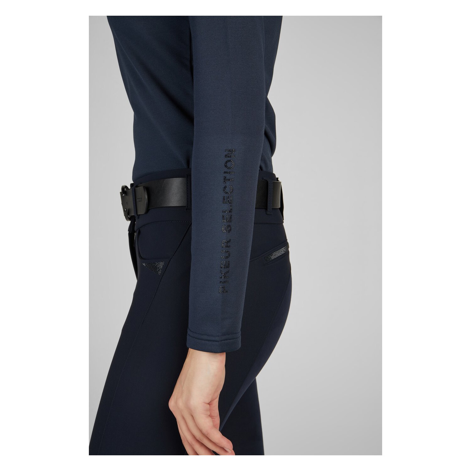 PIKEUR Selection Funktionsshirt mit Stehkragen  - navy