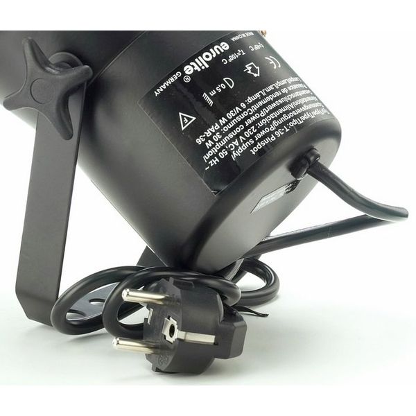 Eurolite PAR36 Pinspot T36 inkl. Leuchtmittel schwarz