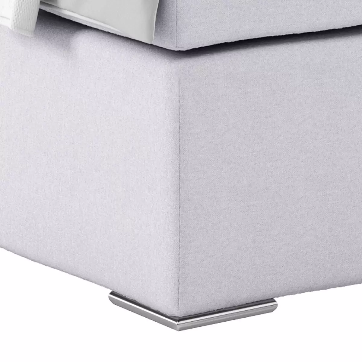 Boxspringbett Nero 140 x 200 grau,weiss