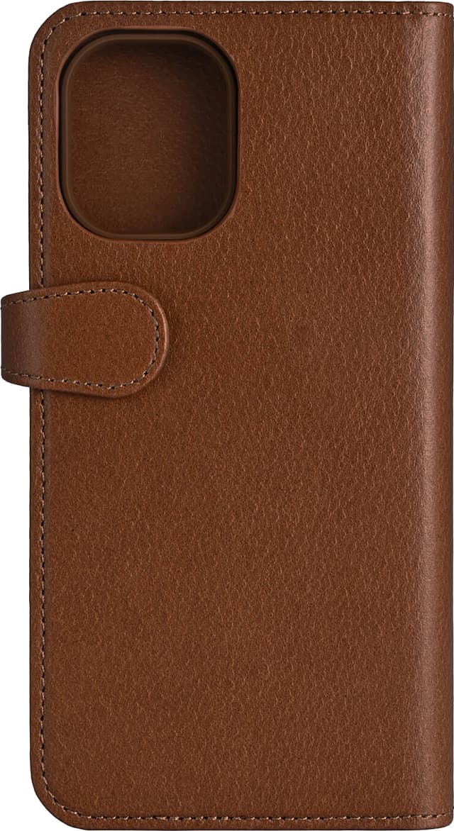 Buffalo iPhone 16 Plus 2in1 Leather MagSeries pungetui (brun)