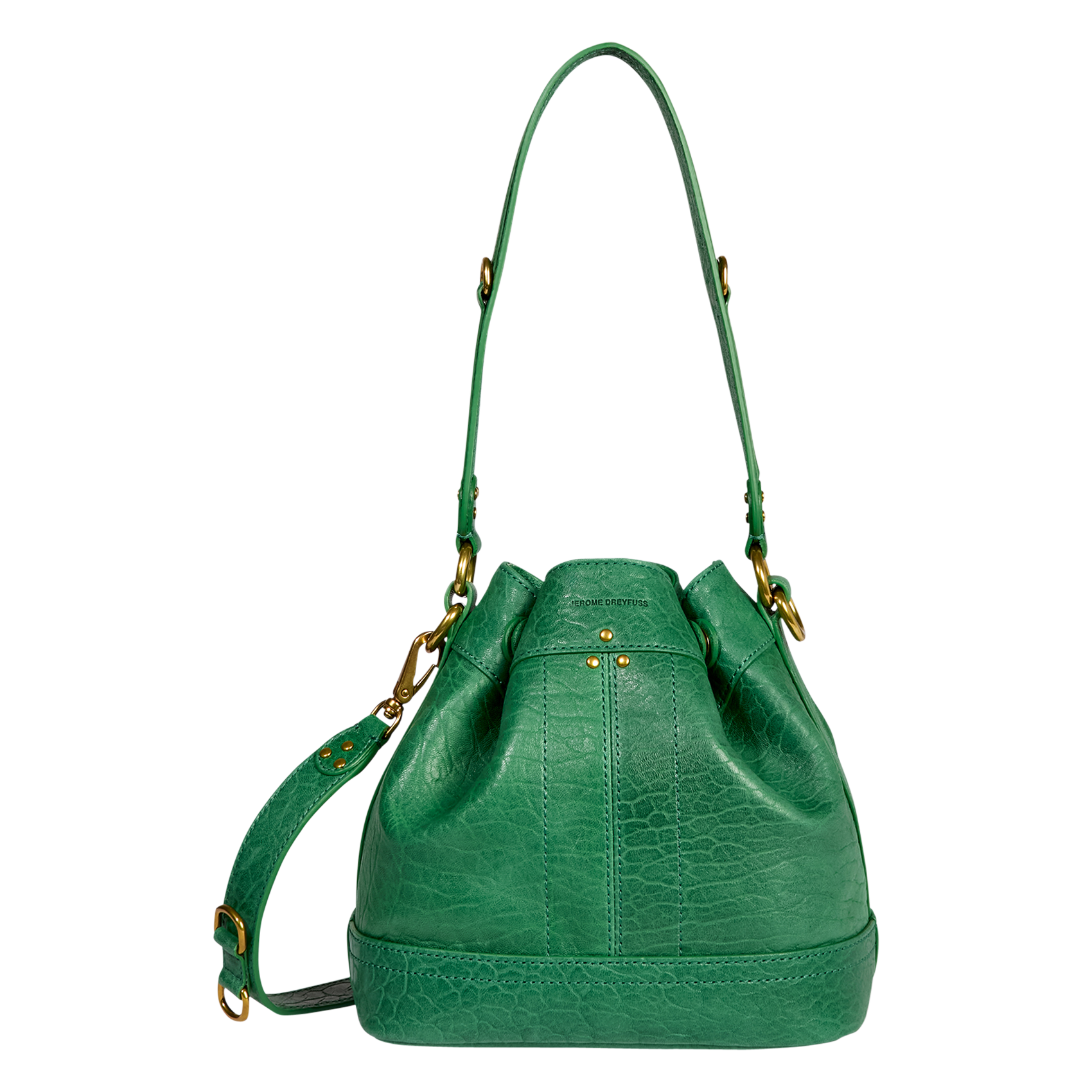 BEN S - Sac seau en cuir | Vert