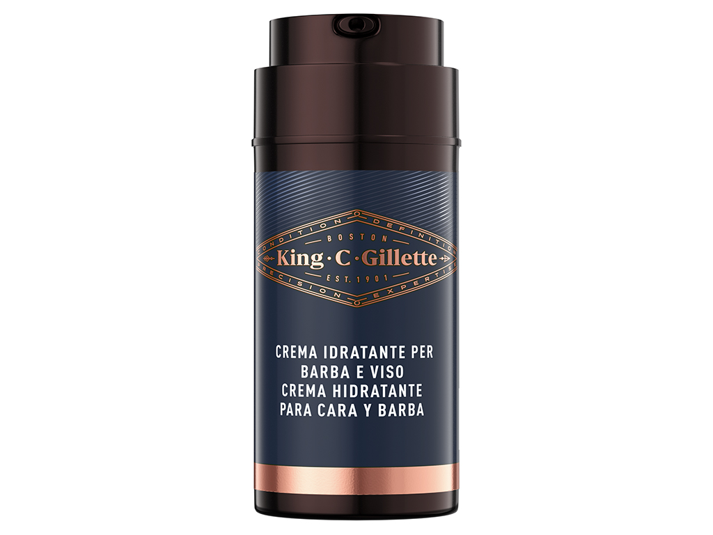 Creme Hidratante para Rosto e Barba King C. Gillette 100 ml