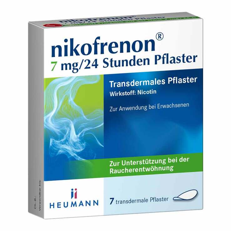 nikofrenon 7 mg/24 Stunden Pflaster, 7 St