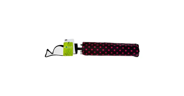 Taschenschirm fuchsia gepunktet