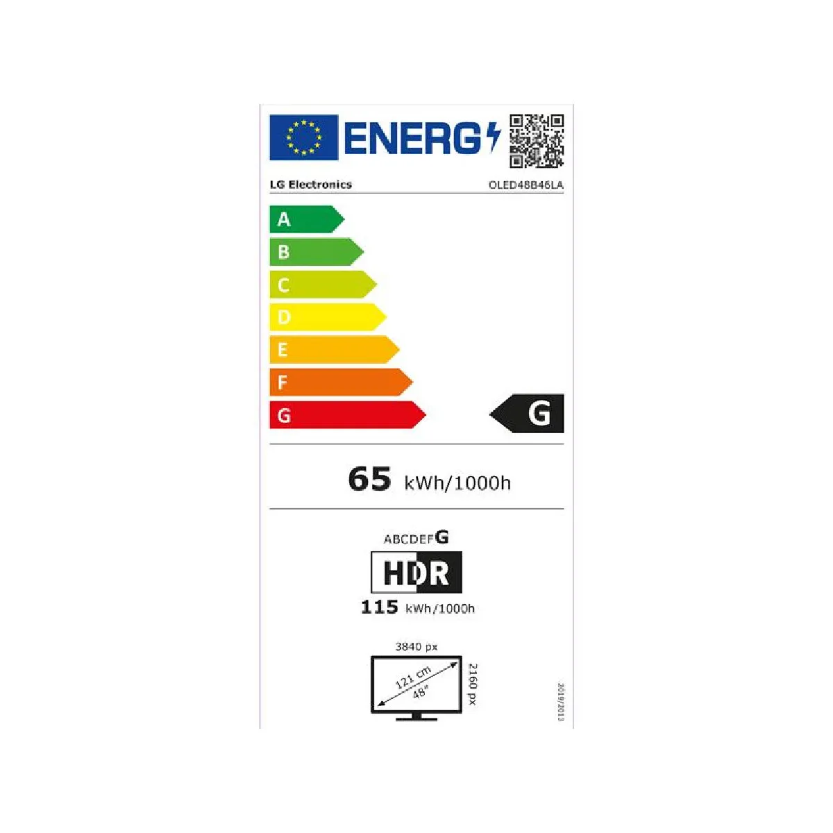 LG OLED48B46LA - 48 pouces | OLED