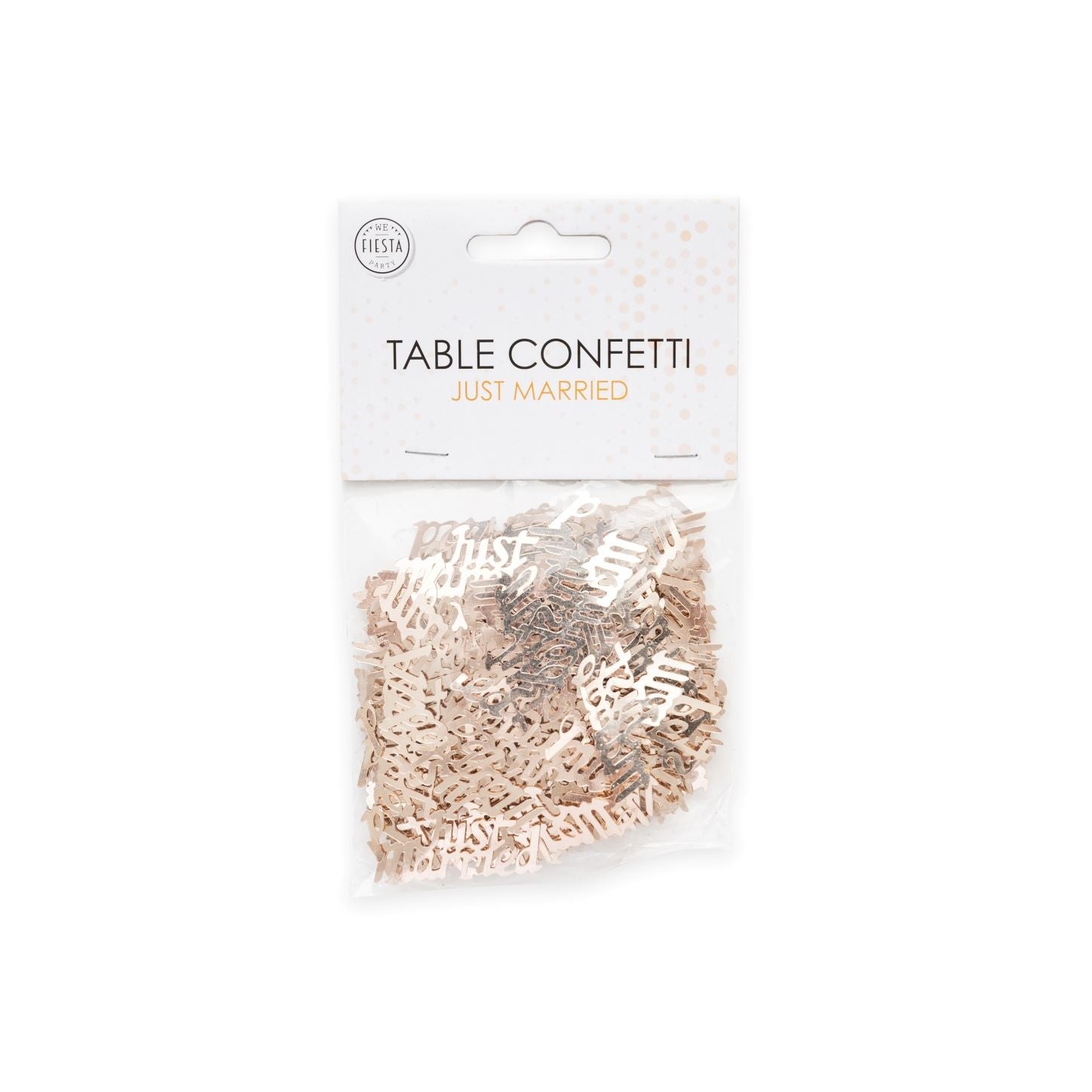 Tafelconfetti Just Married Rose Goud