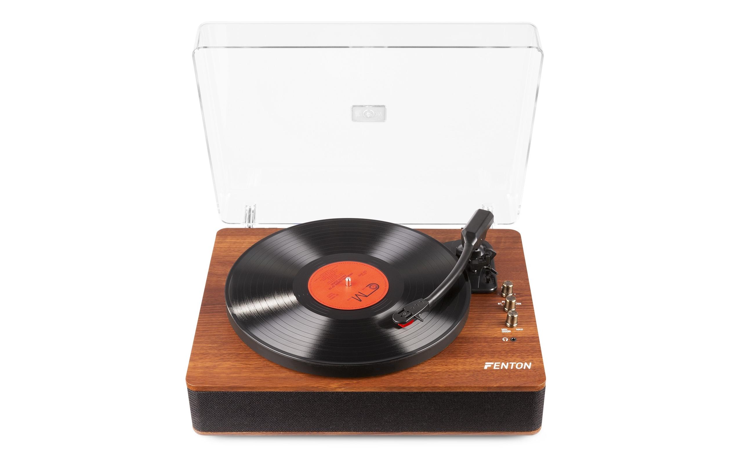 Plattenspieler mit Bluetooth RP162 Dunkelbraun<br>Retro Plattenspieler mit Bluetooth, USB-Player und Umwandlungsmöglichkeit für Schallplatten