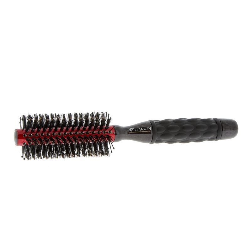 Brosse ronde à brushing sanglier et picots 18mm