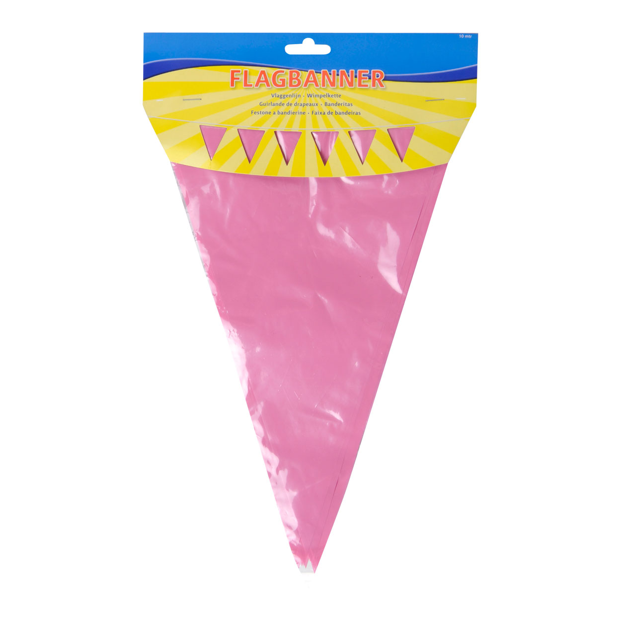 Babyroze Vlaggenlijn, 10mtr.