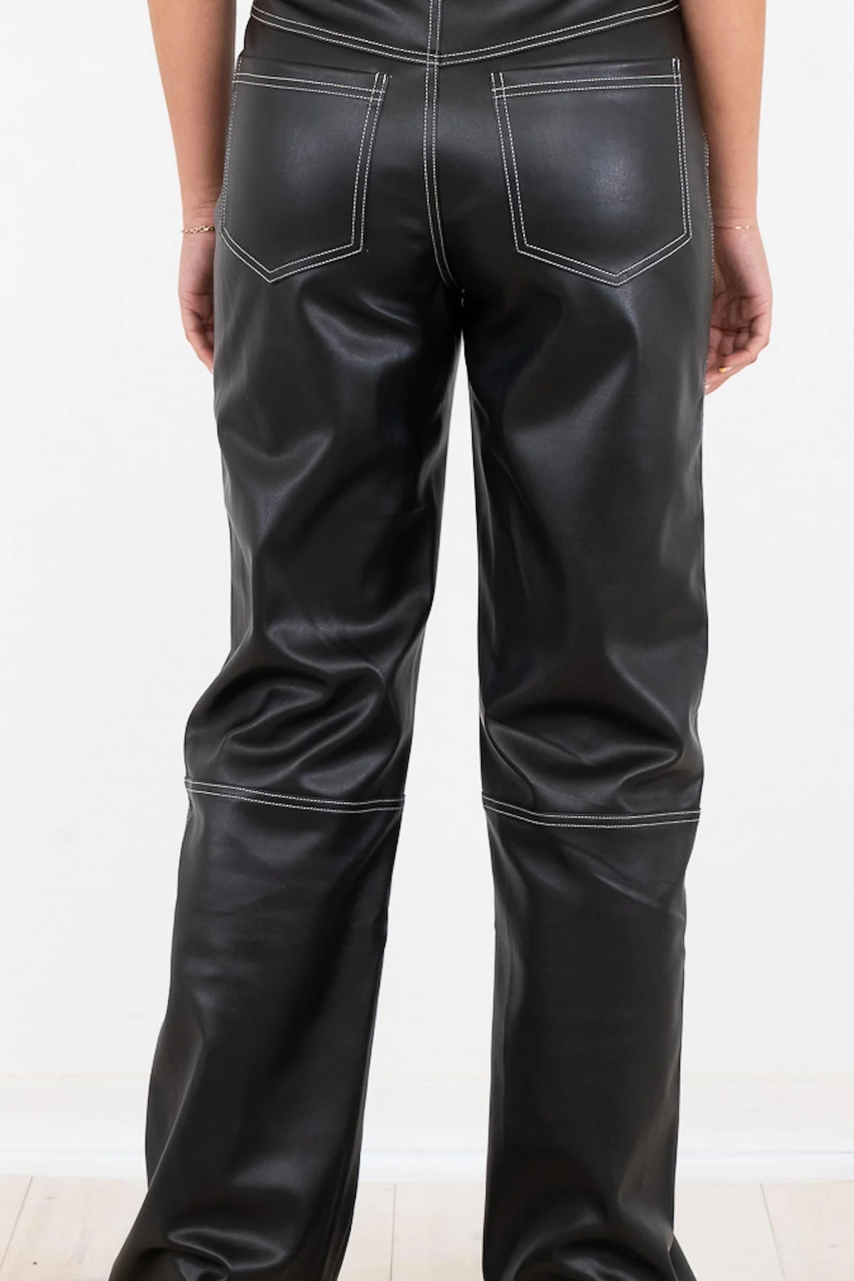 Neo Noir Jakoba Faux Stitch Pants