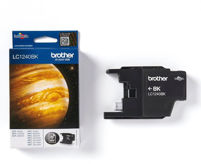 Brother - LC-1240BK - Inktcartridge - Zwart - 5 Stuks
