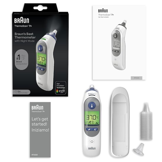 ThermoScan® 7+ Thermomètre auriculaire - IRT6525   de               Braun