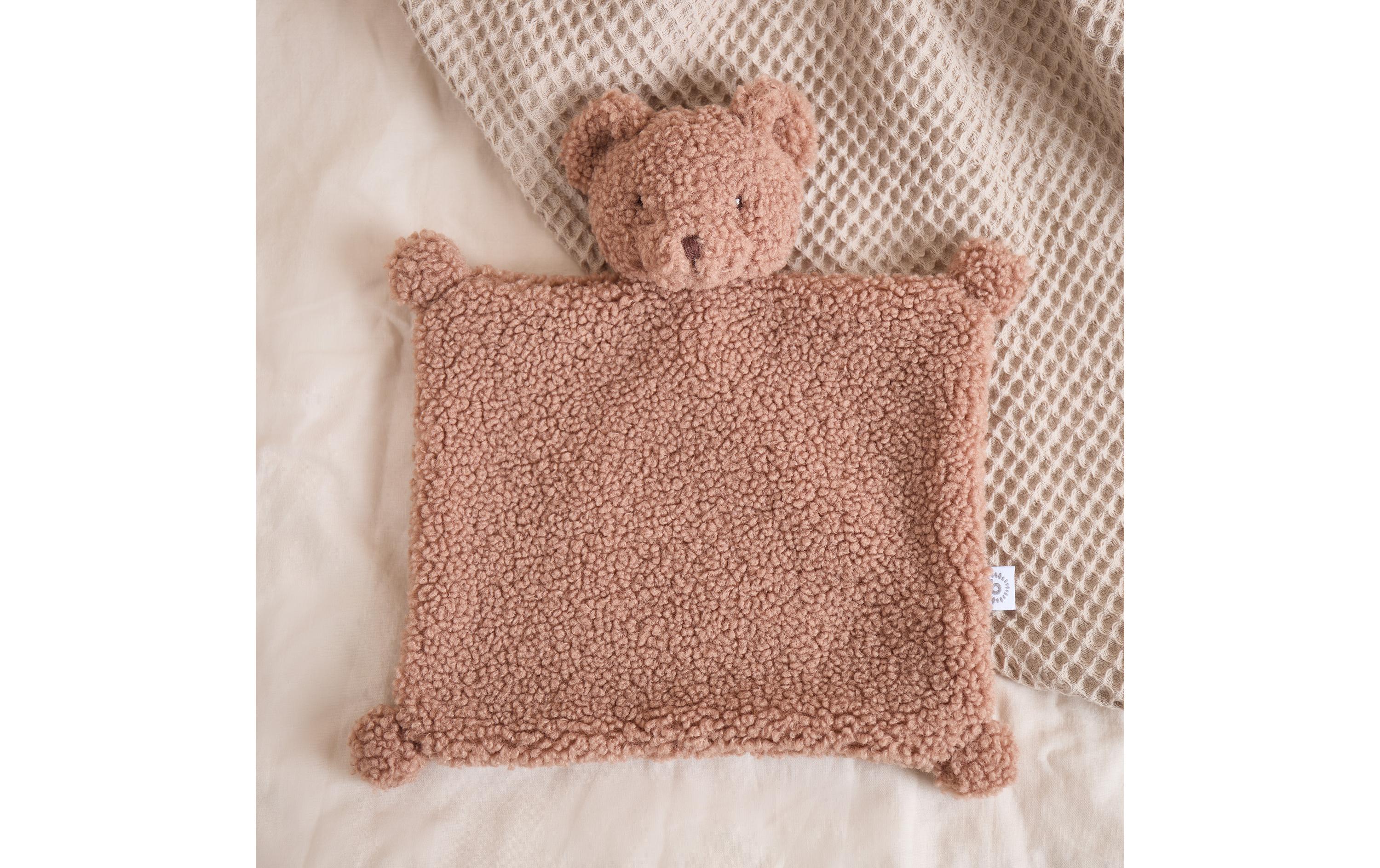 Schmusetuch Bär Mika BraunKuscheltuch mit süssem Bärgesicht