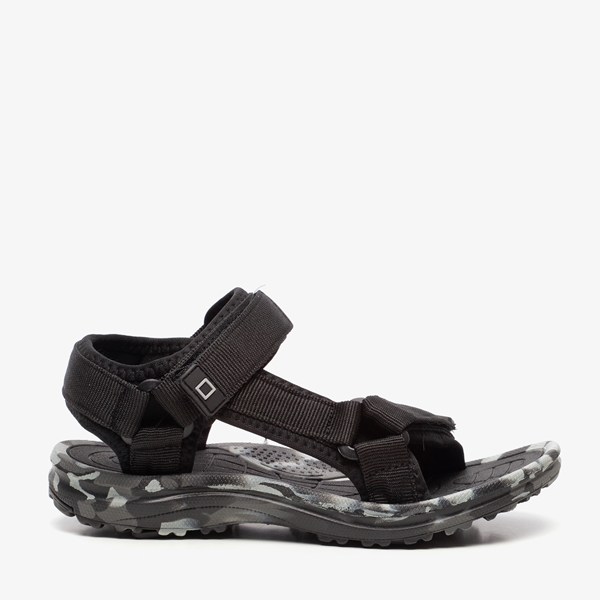 Blue Box jongens sandalen zwart met camouflage