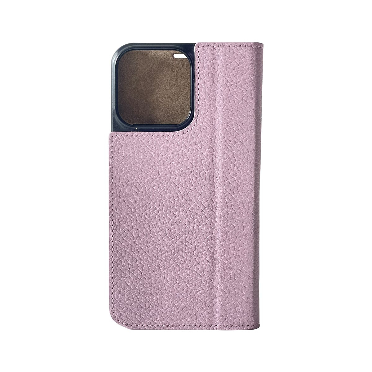 iPhone 14 Pro Echtleder Book Case Tasche Flip Cover Hand Made (MARCIP14PRO-M02) - Rosa